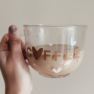 Coffee Lover Oversize Coffee Mug 18oz Vinyl